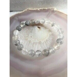 Cloud Quartz Beaded Bracelet - 8mm
